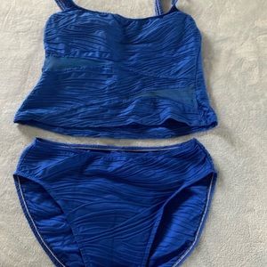 Blue tankini